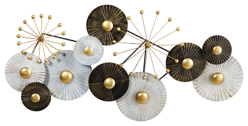 Nearly Natural 7069 3.5x2 Urban Layered Metal Wall Art Decor