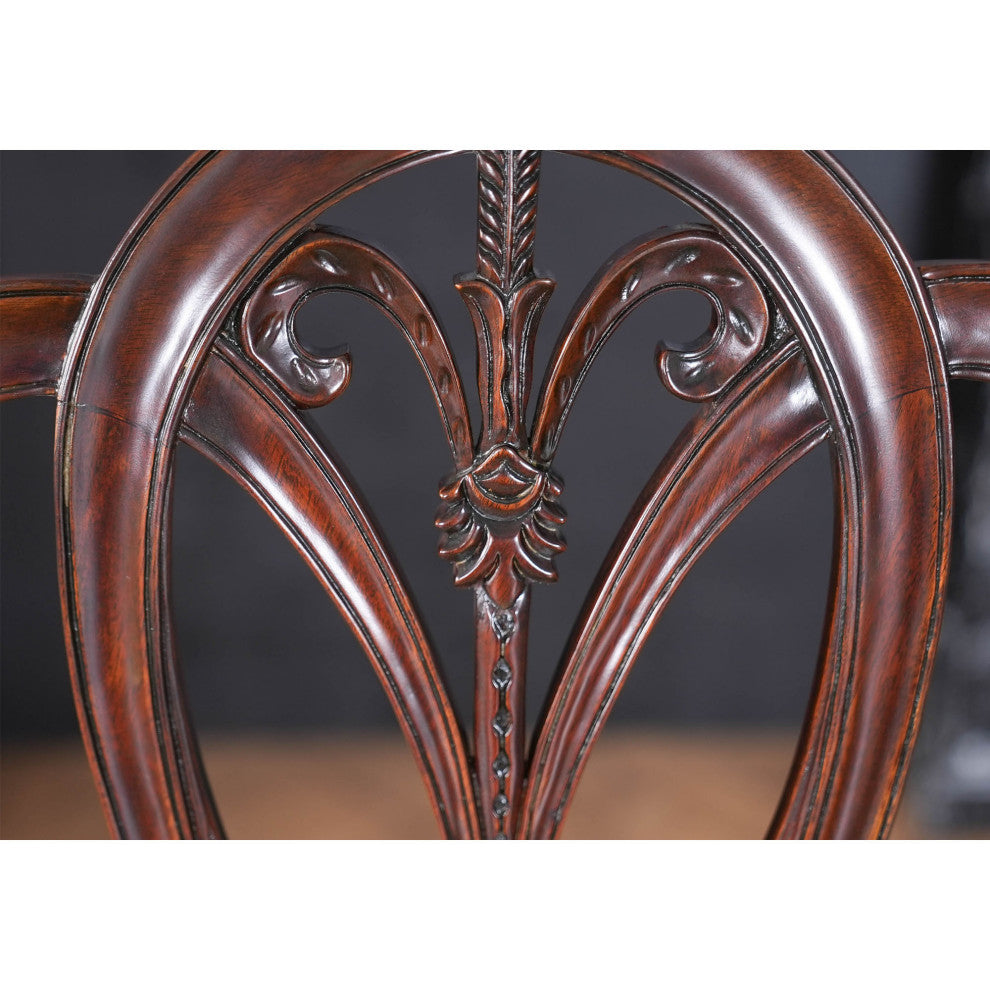 Mahogany Sweet Heart Side Chair