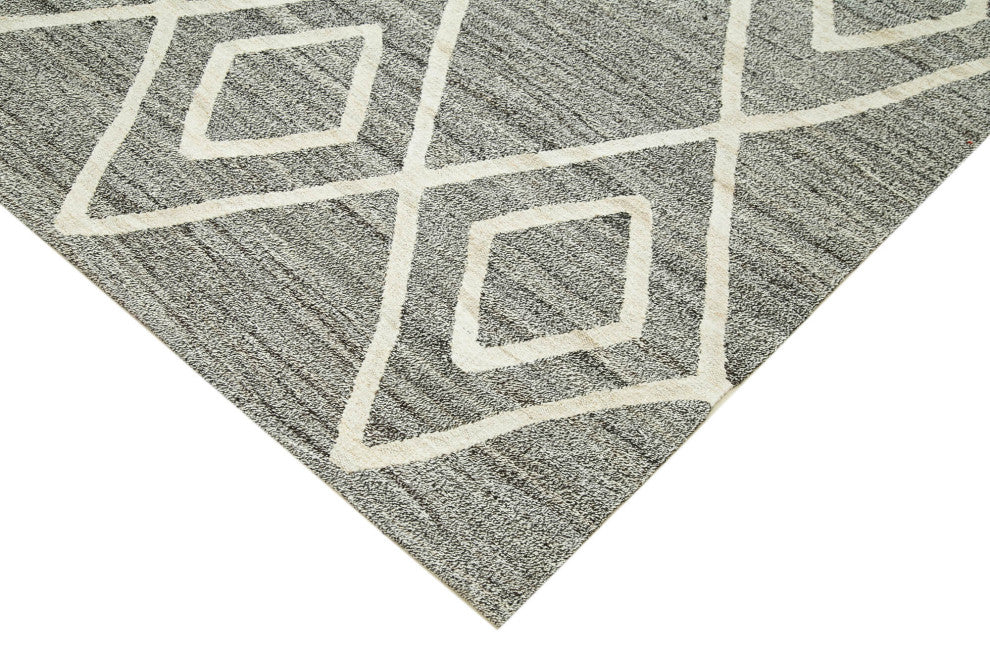 Rug N Carpet - Handwoven Turkish 7' 9'' x 10' 0'' Flatweave Wool Kilim Rug