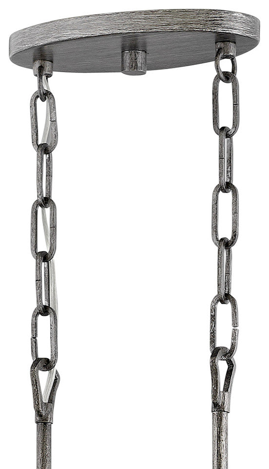 Hinkley Carter Small Six Light Linear, Weathered Bronze