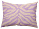 Animal Stripe Decorative Throw Pillow, Lilac, 14"x20"
