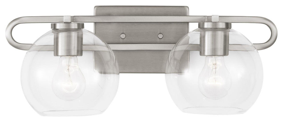 Codyn Two Light Wall / Bath, Brushed Nickel