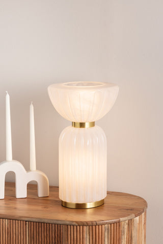 Mitzi Cordelia Table Lamp Aged Brass
