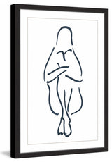 "Engulfed" Framed Painting Print, 12"x18"