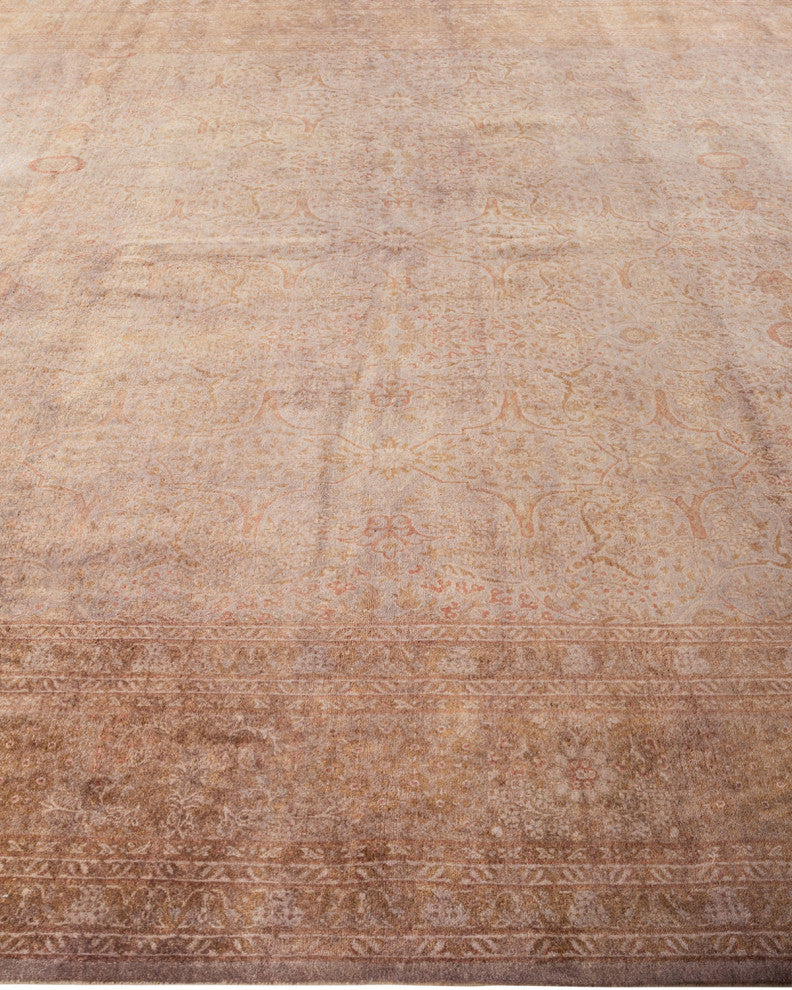 Fine Vibrance, One-of-a-Kind Handmade Area Rug Beige, 15'8"x9'3"