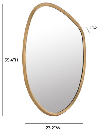 Mika Gold Wall Mirror
