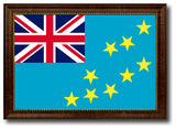 Tuvalu Country Flag Canvas Print, 15"x21"