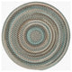 Capel Kill Devil Hill Tan Hues 0210_700 Braided Rugs - 7' 6" Round