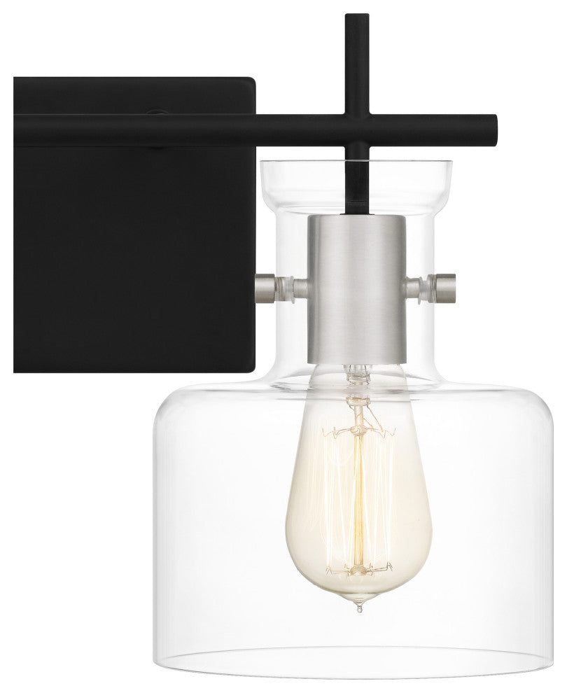 Quoizel PEN8616 Pensbury 2 Light 16"W Bathroom Vanity Light - Matte Black