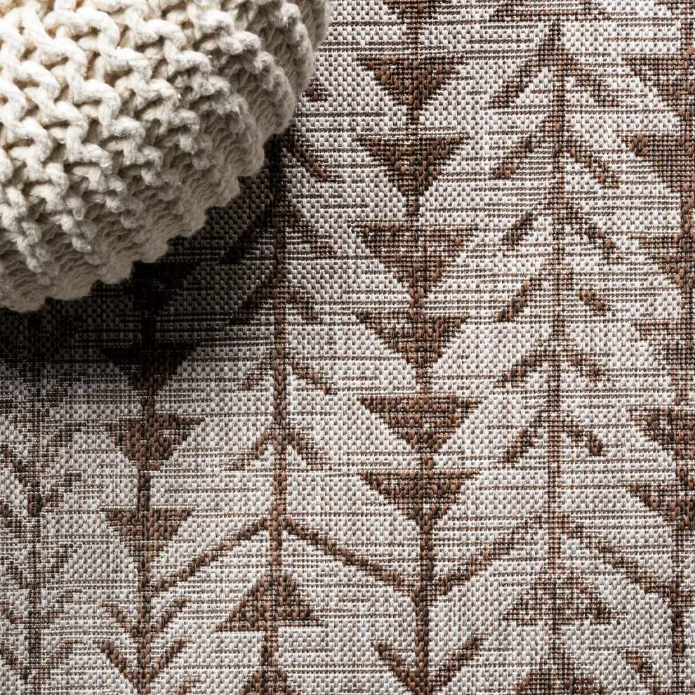 Tokay Bohemian Geometric Indoor/Outdoor Area Rug, Beige/Brown, 3' x 5'