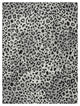 5'x8' Black and Gray Animal Print Area Rug