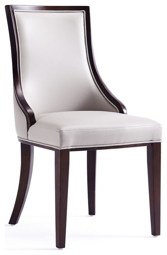 Manhattan Comfort Grand Dining Chairs, Light Gray, 4-Piece