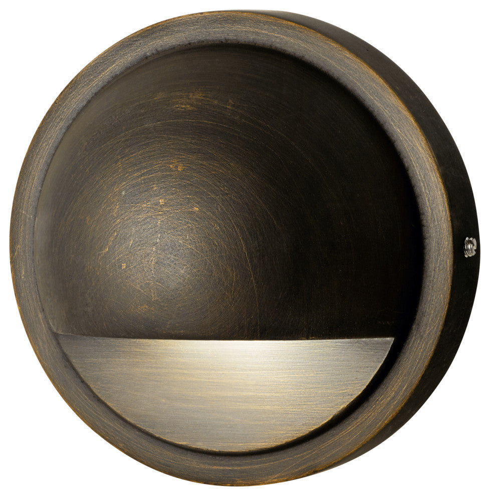 Centennial Brass 3000K Half-Moon LED Deck Light