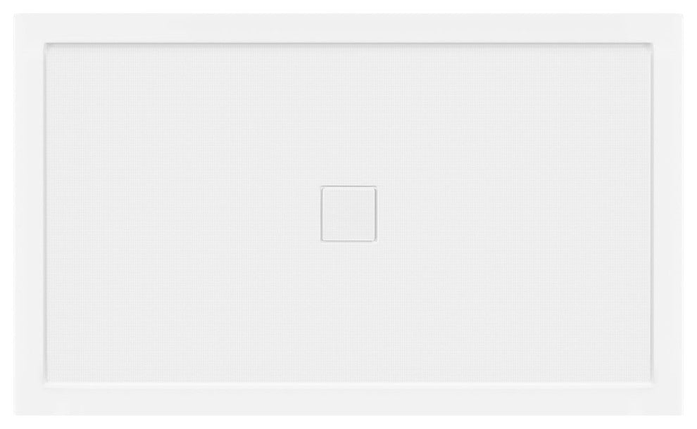 LessCare 60"x36" Single Threshold Shower Pan Base Alcove Center Drain