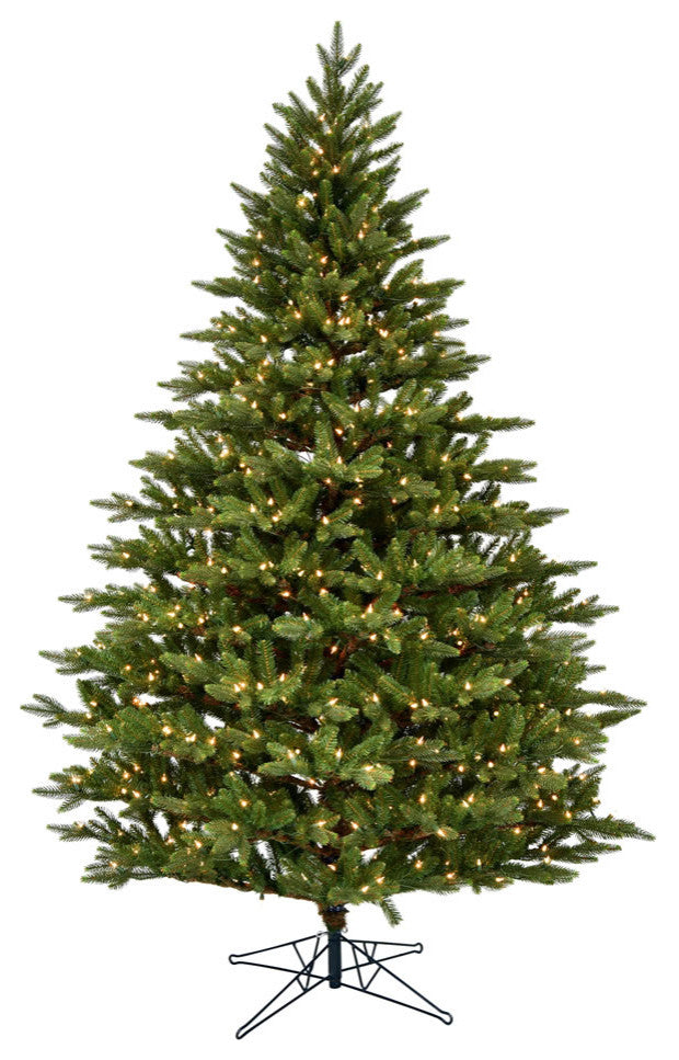 Douglas Fir Artificial Christmas Tree , Clear, 9' x 68"