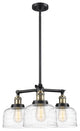 INNOVATIONS 207-BAB-G713 3-Light Chandelier Black Antique Brass