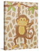 Marmont Hill, "Tan Monkey" by Reesa Qualia Painting on Wrapped Canvas, 30x39