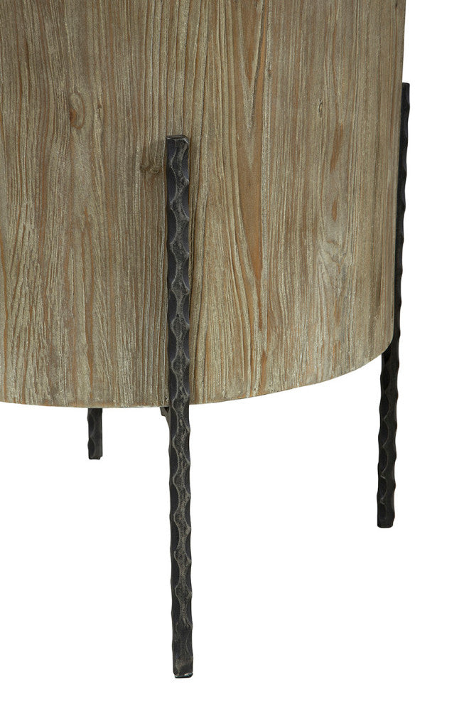 Williamsburg Reclaimed Pine End Table, Natural