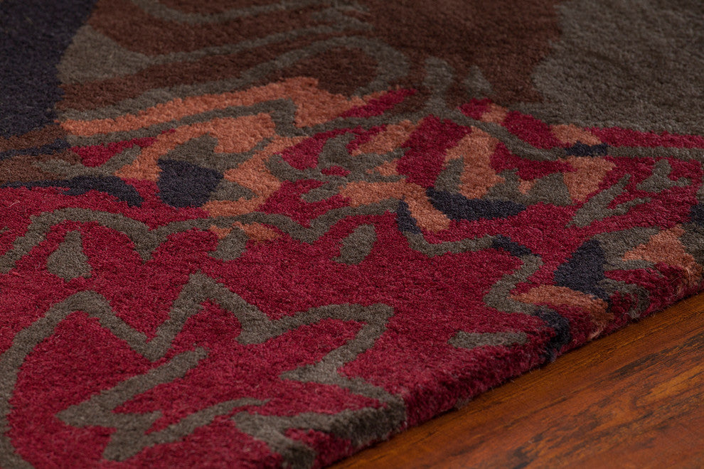 Dharma Contemporary Area Rug, 7''9"x10''6" Rectangle