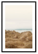 Satin Black 11" x 14" Seaside Meadow Framed Print