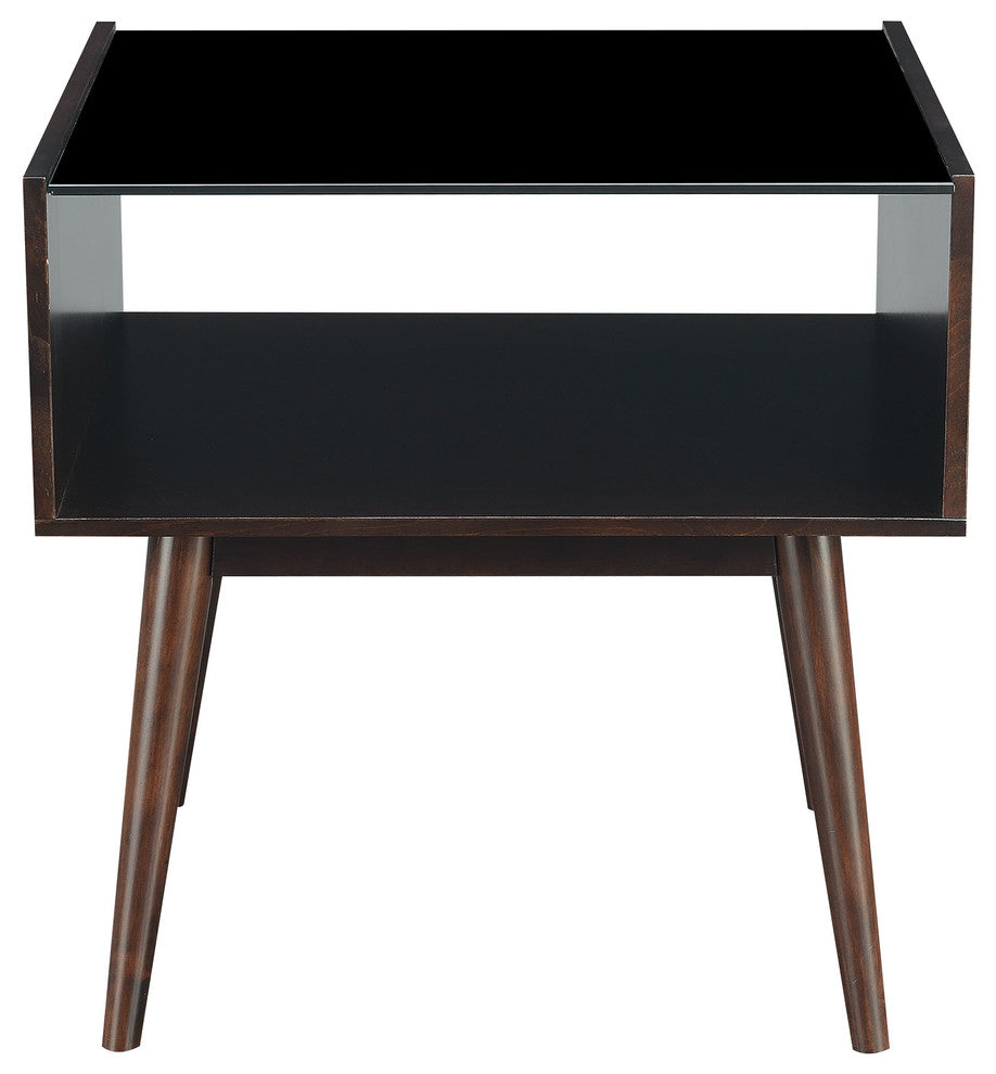 Picket House Furnishings Morgan Mid-Century End Table, Espresso
