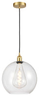 Innovations 616-1P-SG-G122-12-LED 1-Light Mini Pendant, Satin Gold