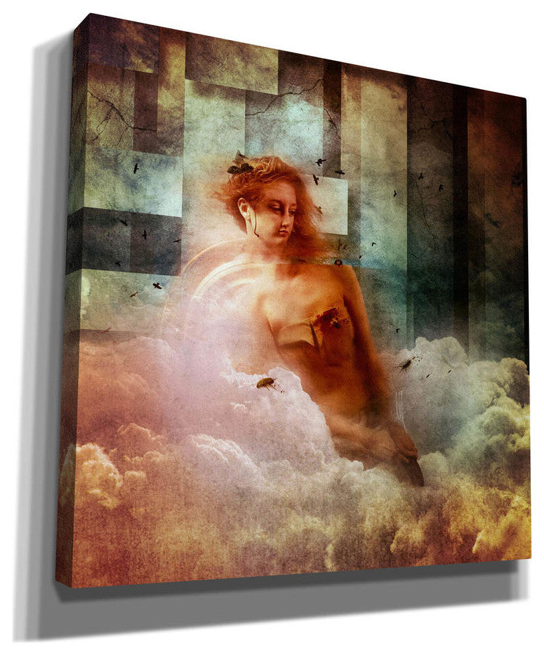 Cortesi Home "Clouds" by Mario Sanchez Nevado, Giclee Canvas Wall Art, 12"x12"