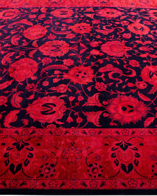 Overdyed, One-of-a-Kind Hand-Knotted Area Rug Pink, 8'3"x10'1"