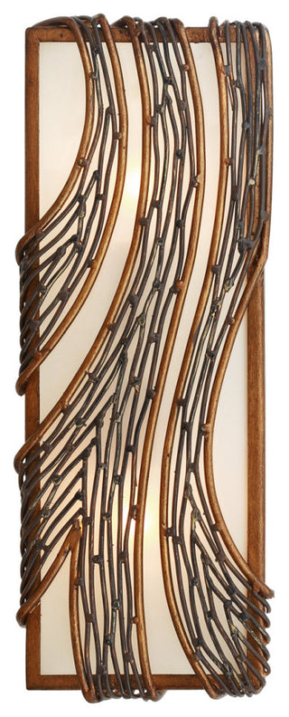 Varaluz Flow 2-Lt Vertical Sconce - Hammered Ore