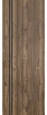Slab Barn Door Panel 30 x 84 | Planum 0016 Walnut with  | Sturdy Finished