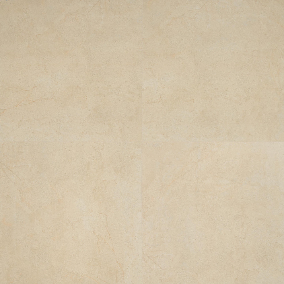 Aria Cremita 24x24 Polished Porcelain Tile, 112 Sft