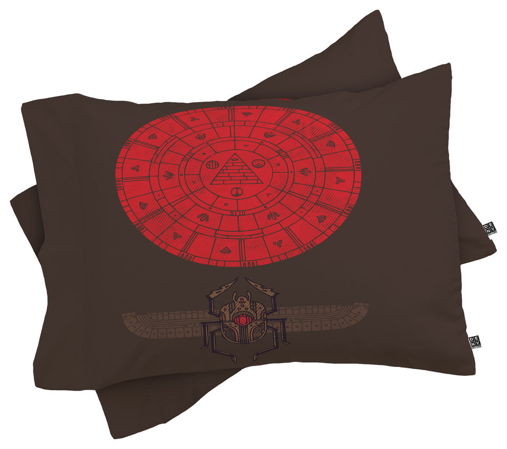 Deny Designs Hector Mansilla Sacred Sun Pillowcase