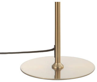Scribble 60.5" Modern Metal Integrated LED Floor Lamp, Gold