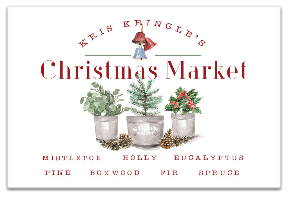 Kringle Christmas Market 36x24 Canvas Wall Art