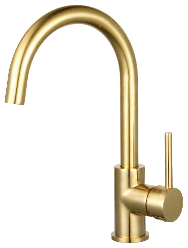 Fauceture LS8233DL Concord Single-Handle Vessel Faucet, Brushed Brass
