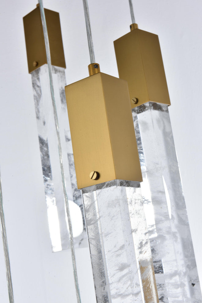 Home Living 26" Pendant, Satin Gold