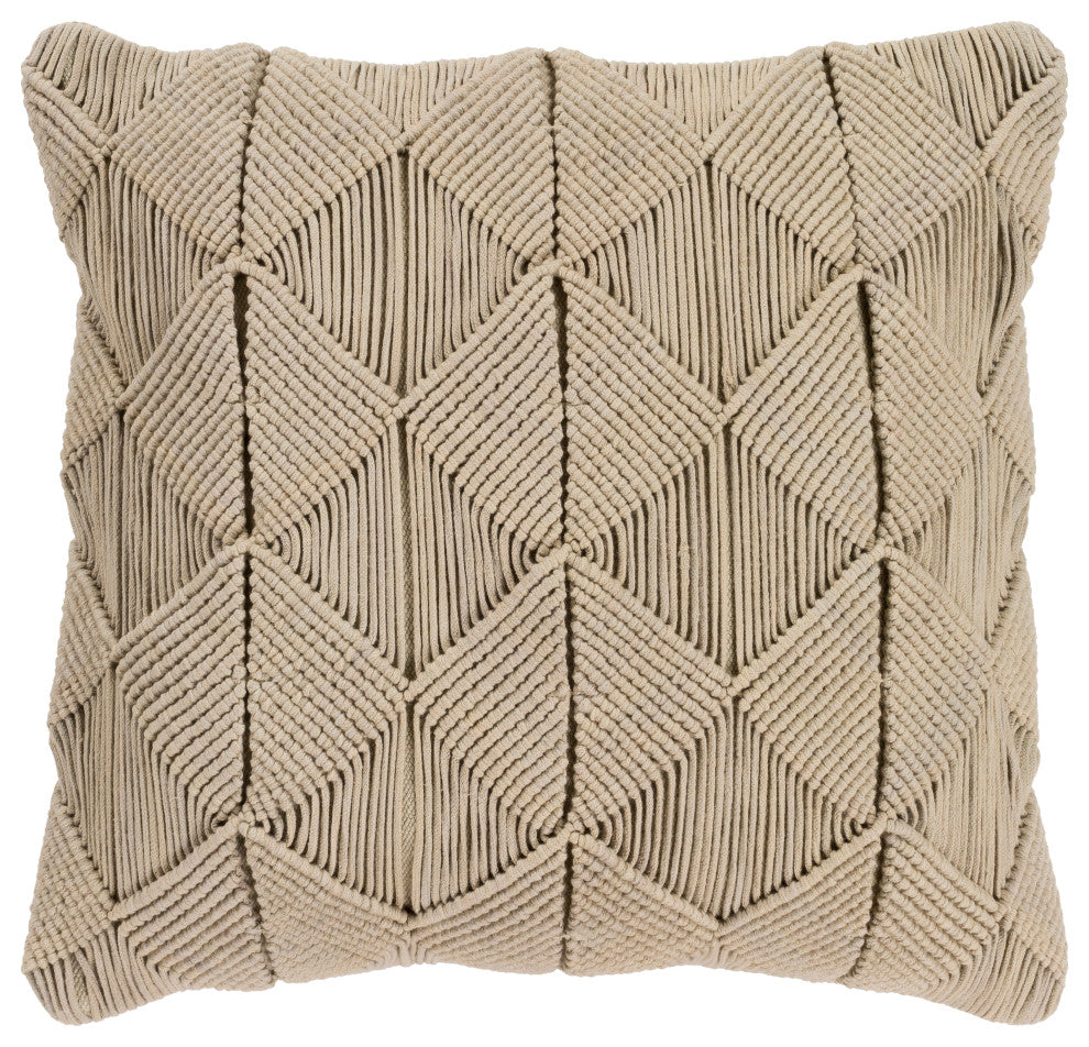 Surya Migramah MGR-001 20"x20" Pillow Kit, Sage