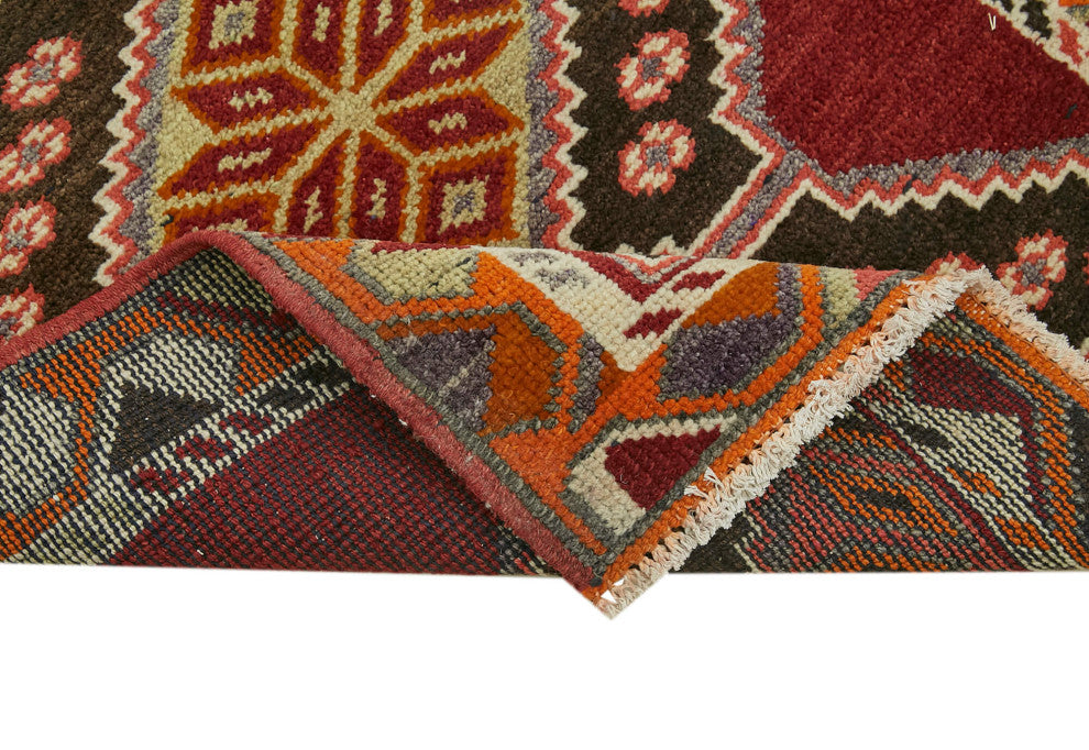 Rug N Carpet - Hand-knotted Turkish 2' 11" x 12' 8" Vintage Runner Rug