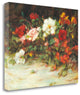 "Floral Antique" By Mark Missman, Giclee Print on Gallery Wrap Canvas