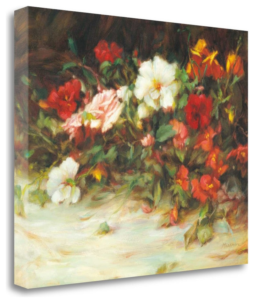 "Floral Antique" By Mark Missman, Giclee Print on Gallery Wrap Canvas