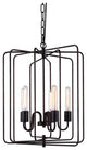 Elegant Lighting Lewis Pendant Lamp, 20"x25", Dark Bronze Finish