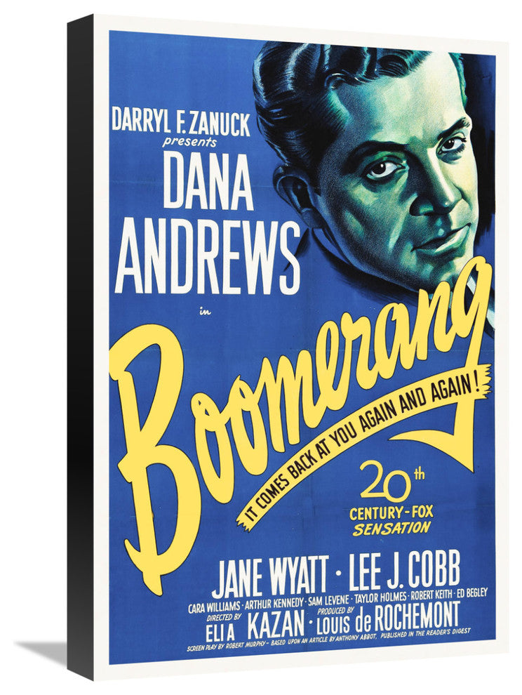 "Boomerang" Stretched Canvas Giclee by Hollywood Photo Archive, 15x22"