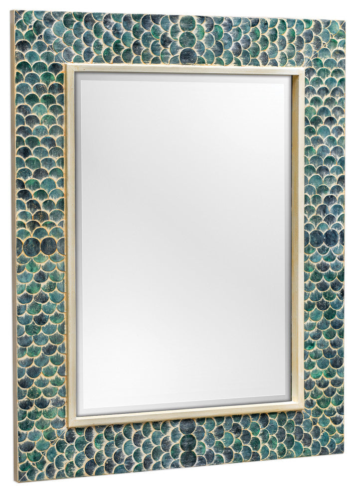 Uttermost Makaria Coastal Blue Mirror