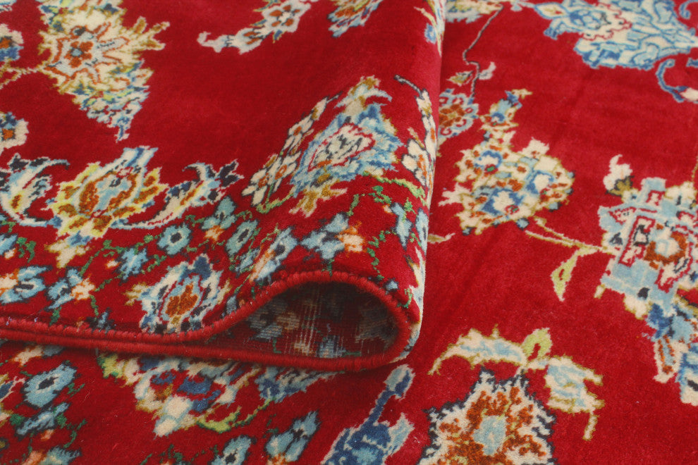 Fine Vintage Distressed Skyler Red/Blue Rug, 5'6x9'4
