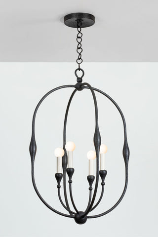 Baltic 20.25" Wide Aged Iron Outdoor Pendant
