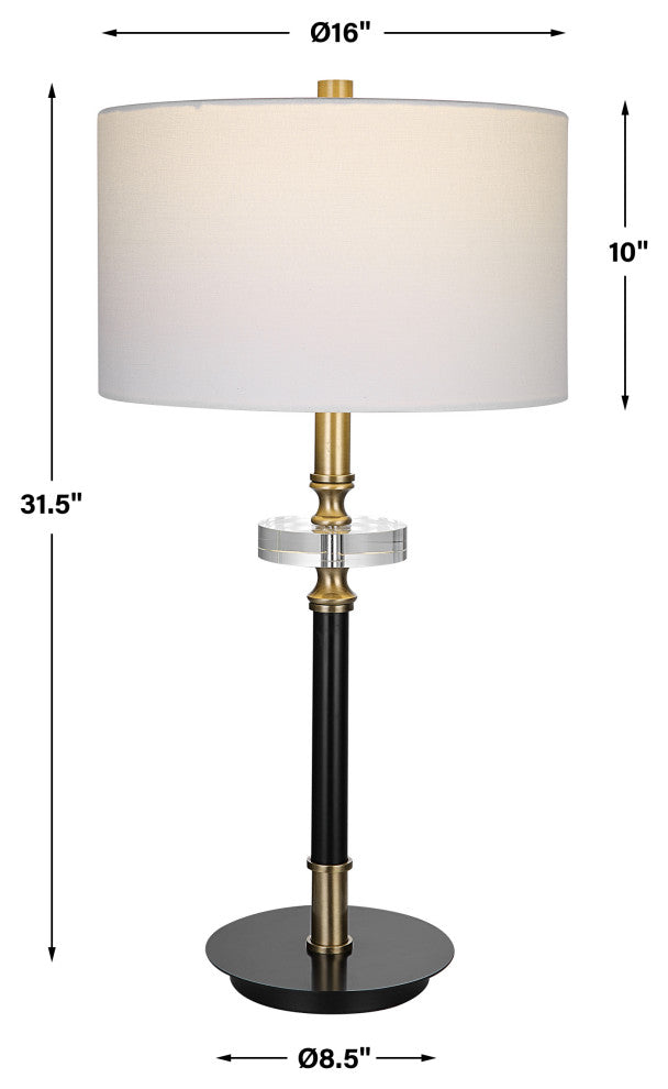 Uttermost Maud Table Lamp Aged Black