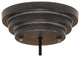 Uttermost Alita Drum Pendant, Aged Black