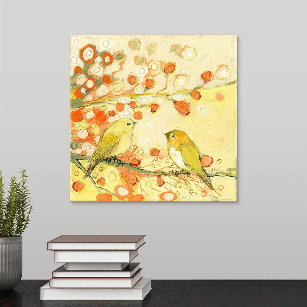 The Conversation Wrapped Canvas Art Print, 12"x12"x1.5"