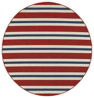 Meridian 5701R, Red/Blue, 7'10"x10'10"