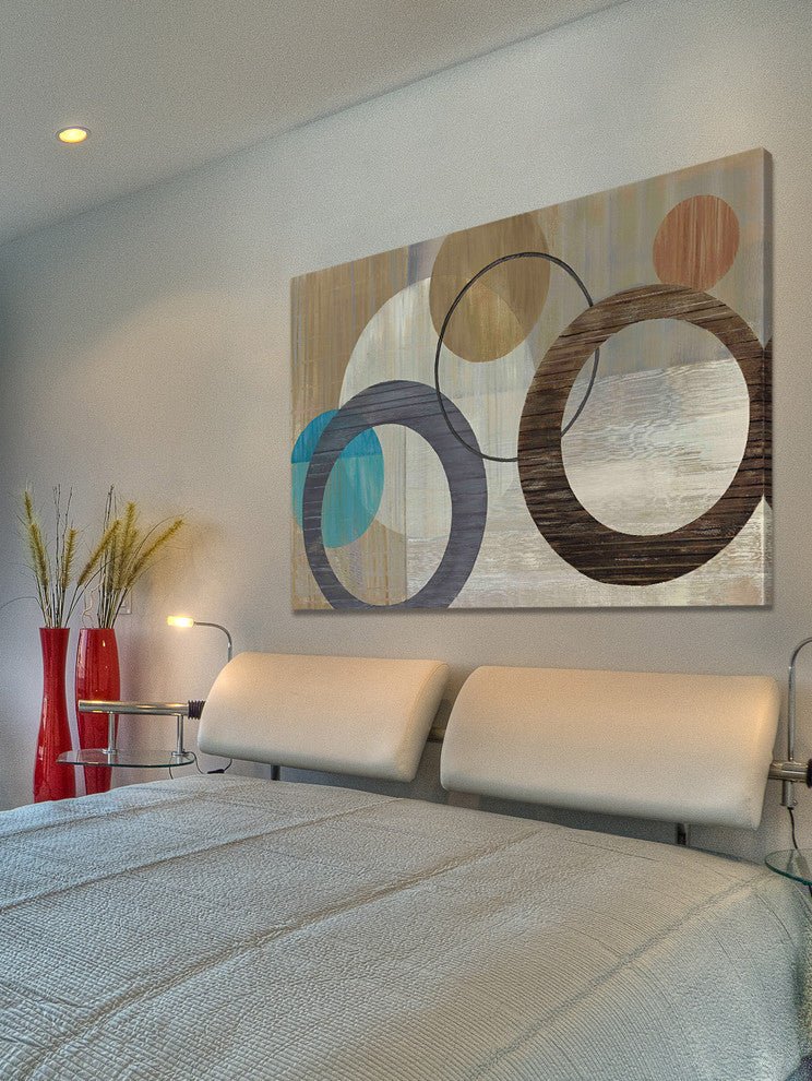 "Cosmic Orbit I" Print on Canvas by Julie Joy